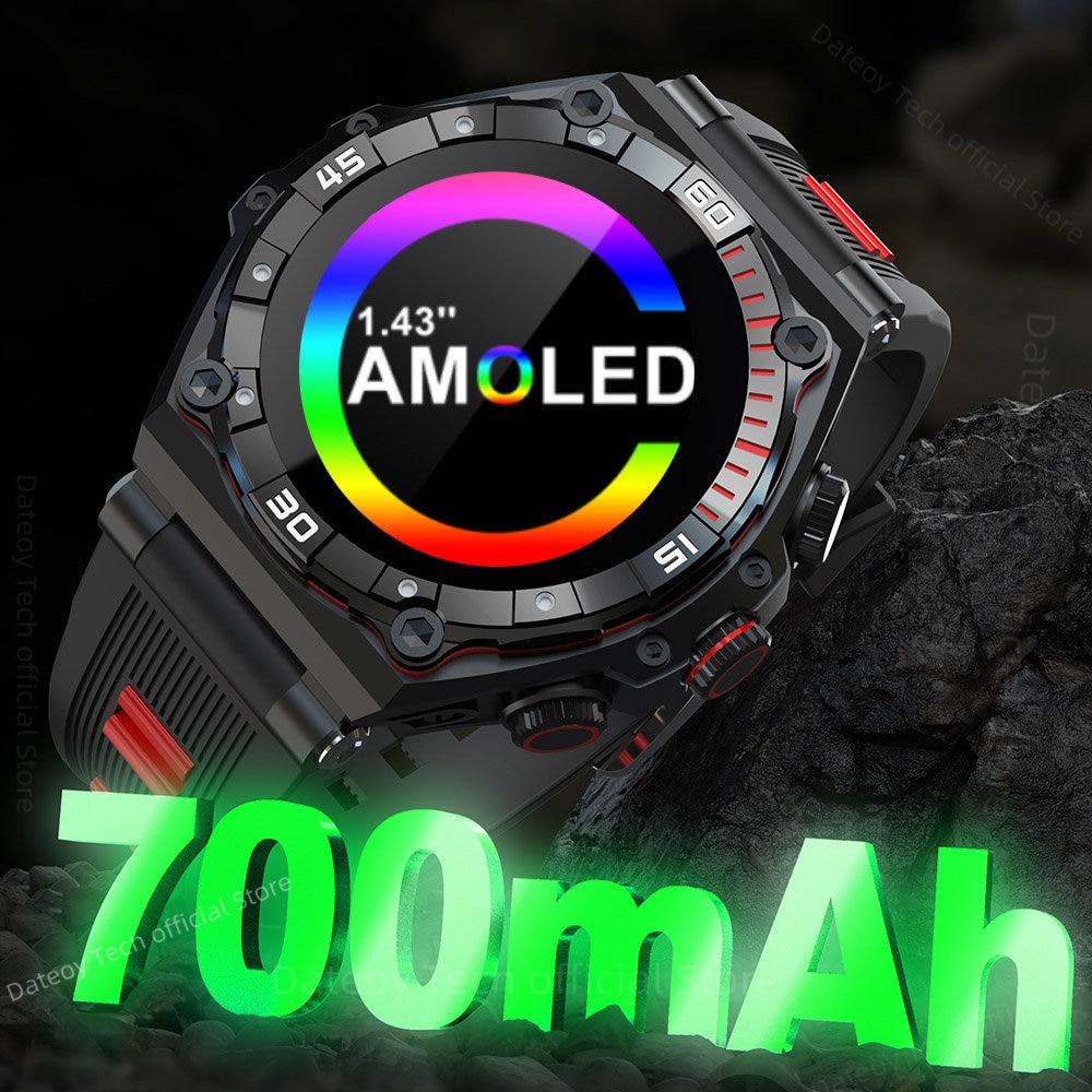2023 mAh ͸ AMOLED ȭ Ʈ ġ  ȭ IP68  700 +  ƮϽ  Smartwatch ȵ̵
